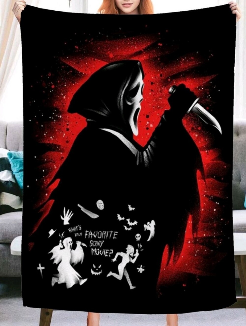 Ghost Favorite Movie 50x60 Throw Blanket